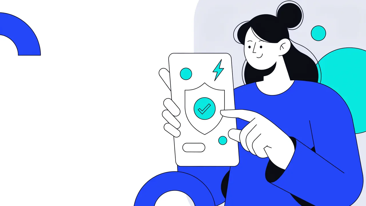 Illustration of simple, secure and fast faxing