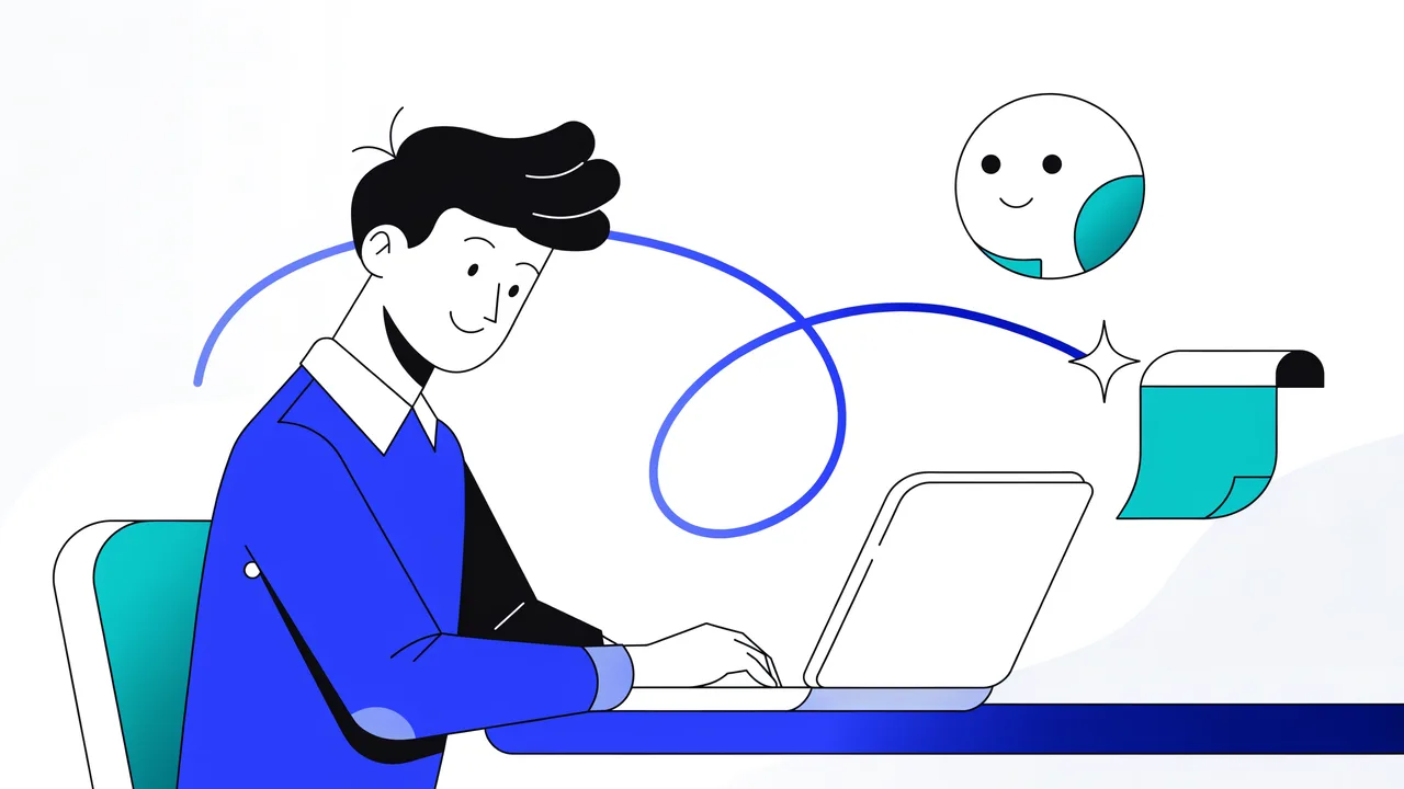 Illustration of an AI assistant connected to Faxify to send faxes