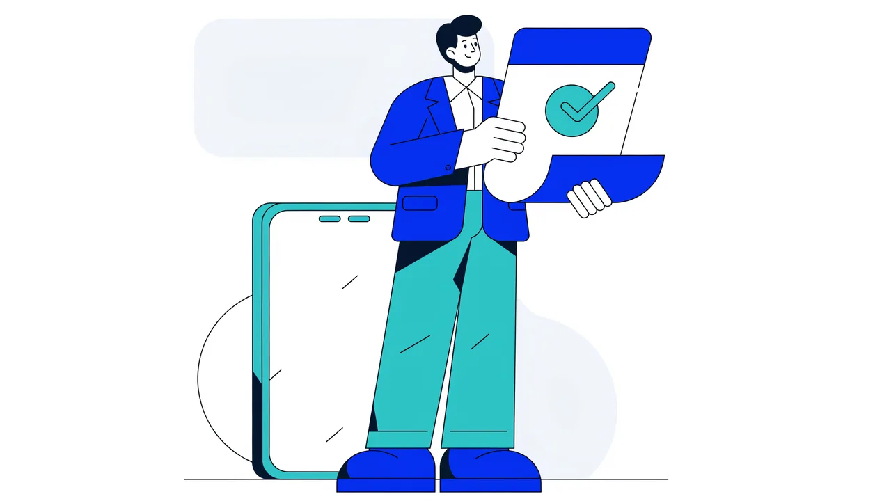 Illustration of a professional fax with a cover page